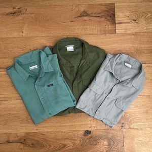 Mens Columbia shirts Medium Bundle